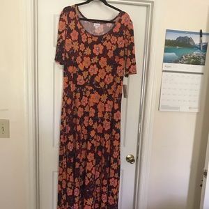 NWT Lula Roe "Ana" maxi dress